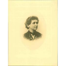 Photograph of Laura (nee Tompkins), wife of G Fisher, 1882-1885