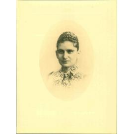 Photograph of Mary (nee Linnell), wife of A W Brown, Mayor 1886