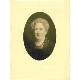 Photograph of Emily (nee Pain), wife of S Brown, Mayor 1887-1888