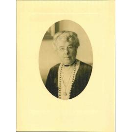 Photograph of Louisa (nee Kebbell), wife of A B Brandon, Mayor 1894
