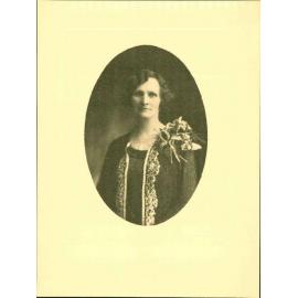 Photograph of Rosina (nee Tattle), wife of C J B Norwood, Mayor 1925-1927