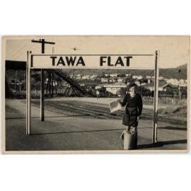 Tawa Flat railway platform