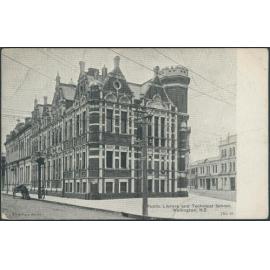 Public Library and Technical School, Wellington New Zealand