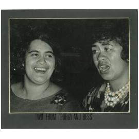 Isabel Whatarau Cowan and Melva Puki