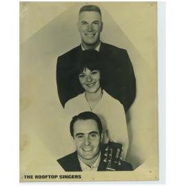 Publicity photograph of the Rooftop Singers