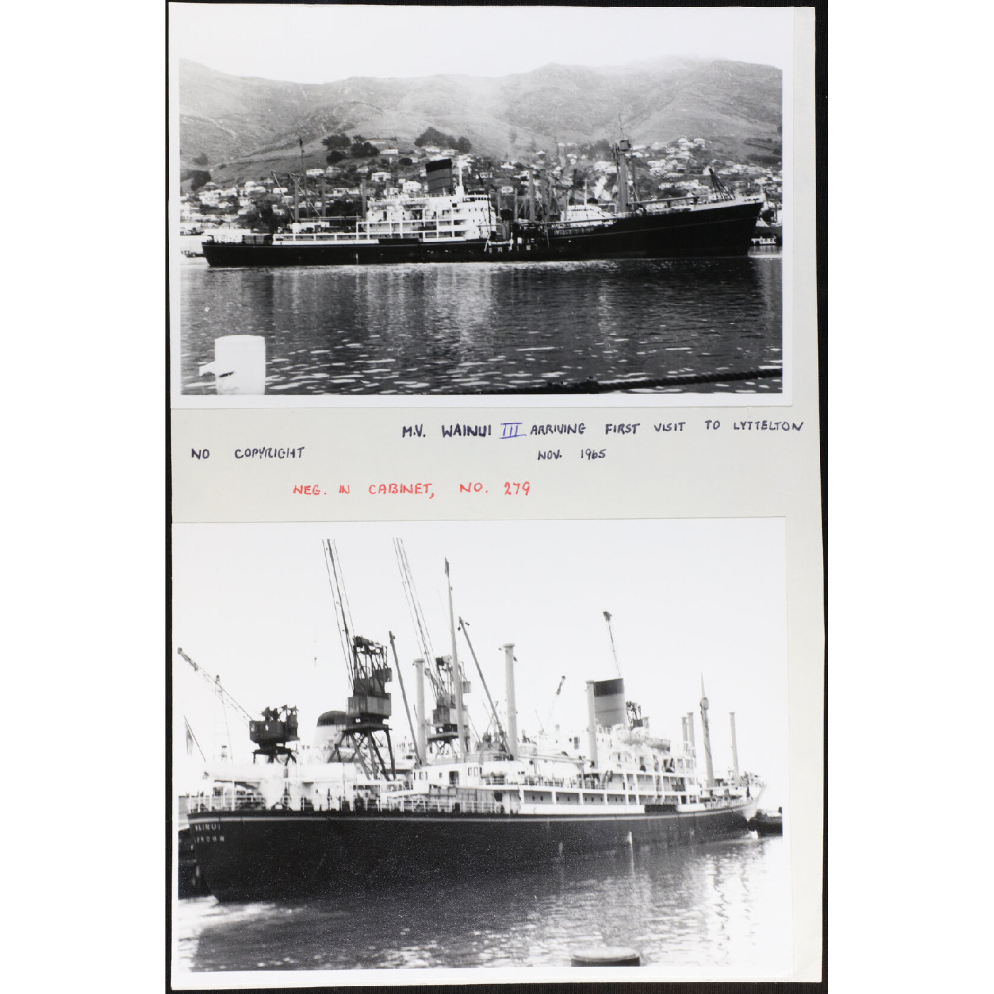 MV Wainui III, photographs
