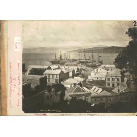 Grey Street and Queen's Wharf from above Lambton Quay