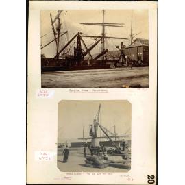 Jervois Quay and wharf cranes