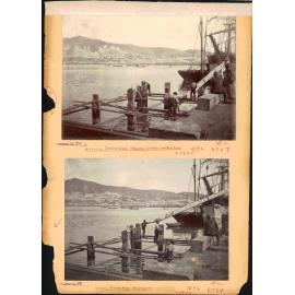 Widening Jervois Quay Staging (under construction) c.1900