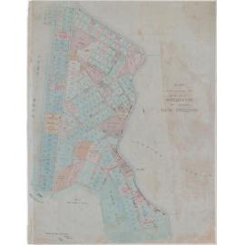 Copy of plan of the northern part of the City of Wellington, Port Nicholson, New Zealand