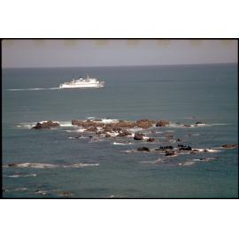 The Interislander at sea