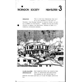 Thorndon News - Newsletter No 3