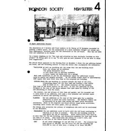 Thorndon News - Newsletter No 4