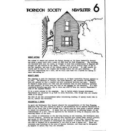 Thorndon News - Newsletter No 6