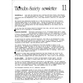 Thorndon News - Newsletter No 11