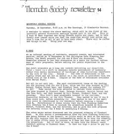 Thorndon News - Newsletter No 14