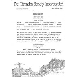 Thorndon News - Newsletter No 23