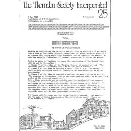 Thorndon News - Newsletter No 25