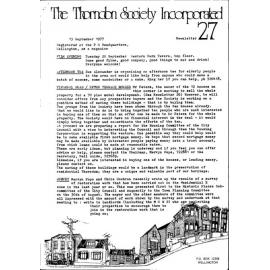 Thorndon News - Newsletter No 27