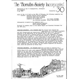 Thorndon News - Newsletter No 30