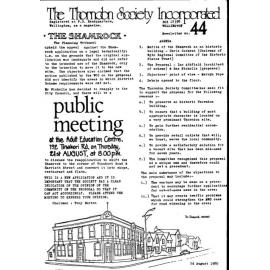 Thorndon News - Newsletter No 44