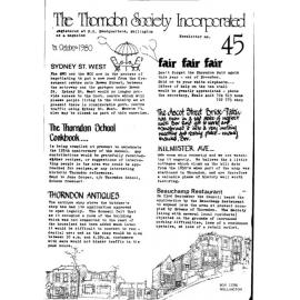 Thorndon News - Newsletter No 45