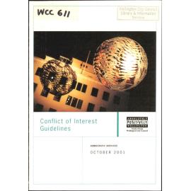 Conflicts of interest guidelines. Democratic Services October 2001