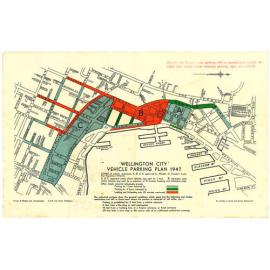 Wellington City Council, Wellington City Business Area Vehicle Parking Plan 1947
