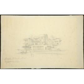 Perspective Sketch of Proposed Residence at 90 Oriental Parade