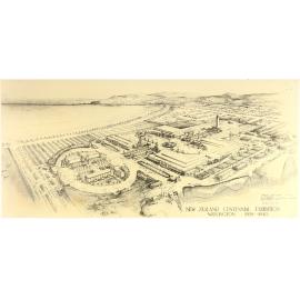 New Zealand Centennial Exhibition isometric drawing