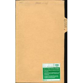 General correspondence, Architect, Appointment Of