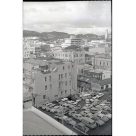 Carpark, prior to construction of Glover Park