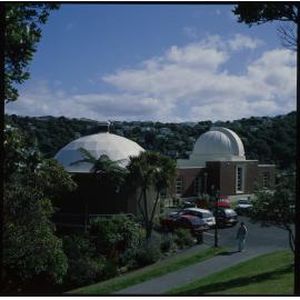 View of Carter Observatory, Wellington Botanic Garden