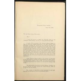 Report on the Wellington Public Library for the year ending 31 March 1903