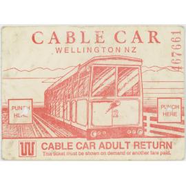 Kelburn Cable Car concession tickets, adult return