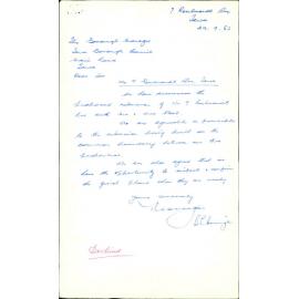 9 Rembrandt Avenue, correspondence