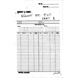 Elliot Street Tip, Part 1