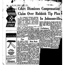 Proposed Rubbish Tip, Johnsonville [Elliot Street Tip], Part 3