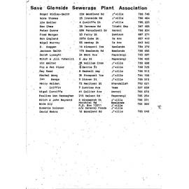 Save The Glenside Sewerage Plant Association
