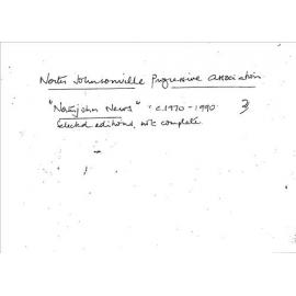 North Johnsonville Progressive Association, Northjohn News