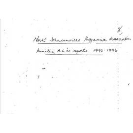 North Johnsonville Progressive Association, Annual General Meeting minutes and reports