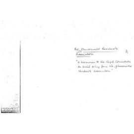 The Johnsonville Residents Association, Submission To The Royal Commission On Social Policy From The Johnsonville Residents Association 