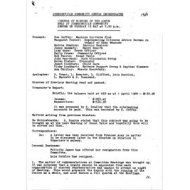 Johnsonville Community Centre, minutes