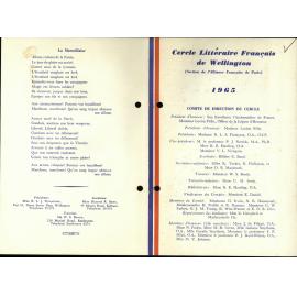 Personal book of Madame Finlayson, 1964-1966