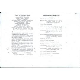 Photocopies of annual programmes