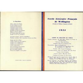 Cercle Littéraire annual programmes