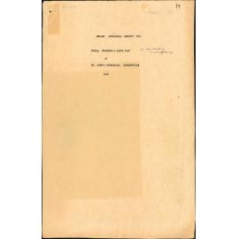 Burial register and grave plan of Saint John's Churchyard, Johnsonville 1966