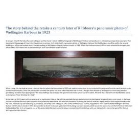 The story behind the retake a century later of R P Moore