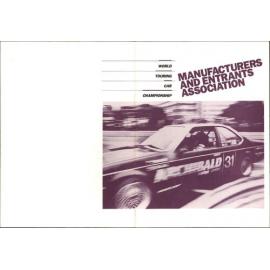 Ian Gamble's records relating to the 1987 World Touring Car Championship