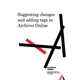 Suggesting changes and adding tags in Archives online